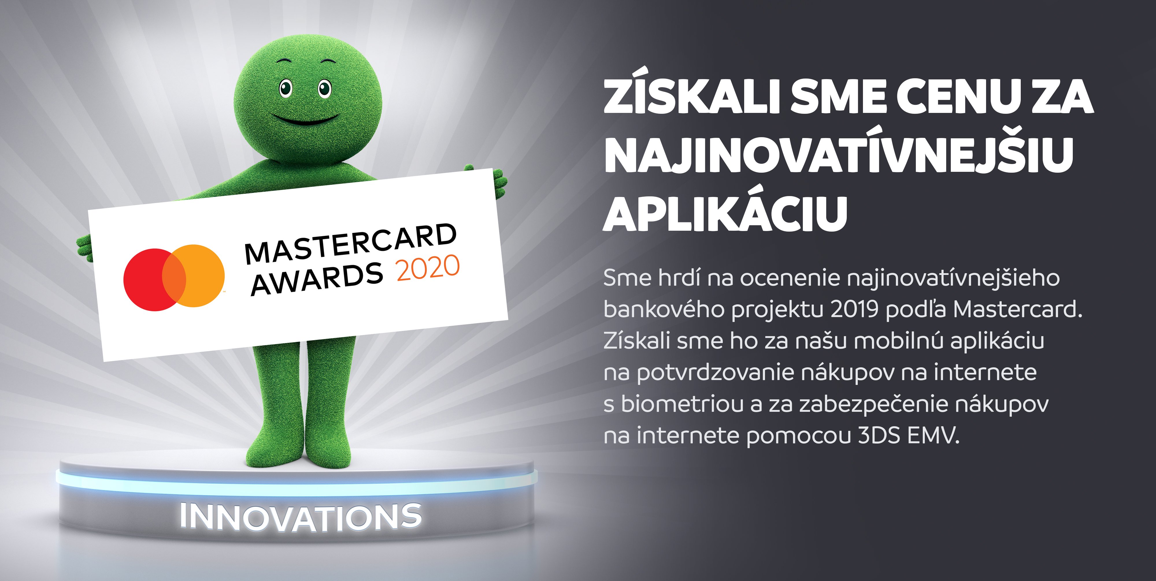 Mastercard Awards 2020 pre Cetelem za mobilnú aplikáciu s biometriou